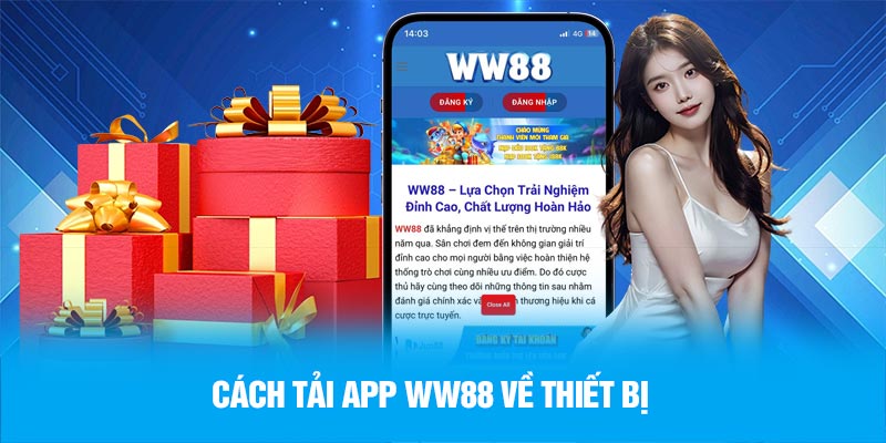 Cách tải app WW88 về thiết bị