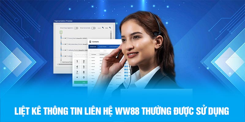 Liệt kê thông tin liên hệ WW88 thường được sử dụng